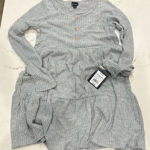 Girls Gray Art Class Dress